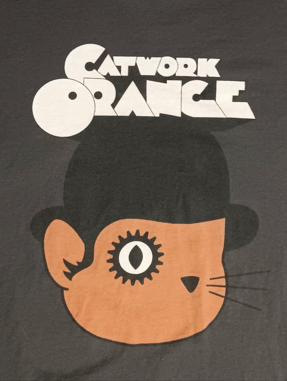 Clockwork Orange Cat Parody t-shirt movie funny animal